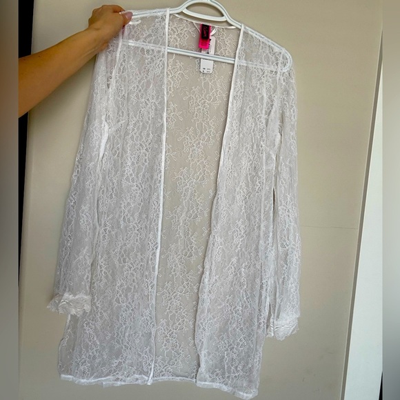 New with tags La Senza lace bridal robe size small/medium - Picture 1 of 1